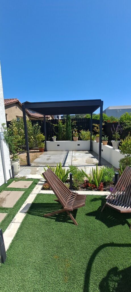 Pergola Assembly and Installation in Lincoln — ground installation