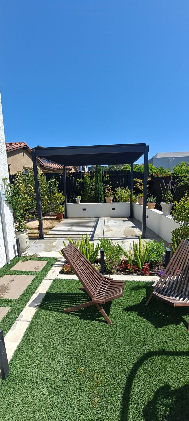 Pergola Assembly and Installation in Lincoln — ground installation