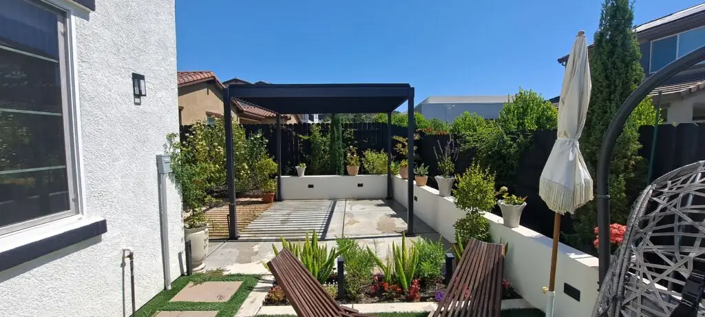 Pergola Assembly and Installation in Lincoln — anchored pergola